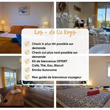 L'evasion Carcassonnais Avec Terrasse 2 Places De Parking Privee