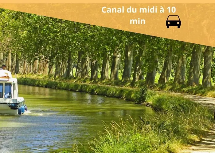 L'evasion Carcassonnais Avec Terrasse 2 Places De Parking Privee Carcassonne