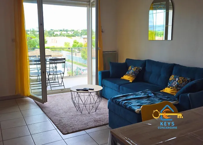 L'evasion Carcassonnais Avec Terrasse 2 Places De Parking Privee Apartment *