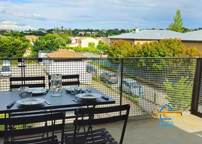 L'evasion Carcassonnais Avec Terrasse 2 Places De Parking Privee * Carcassonne